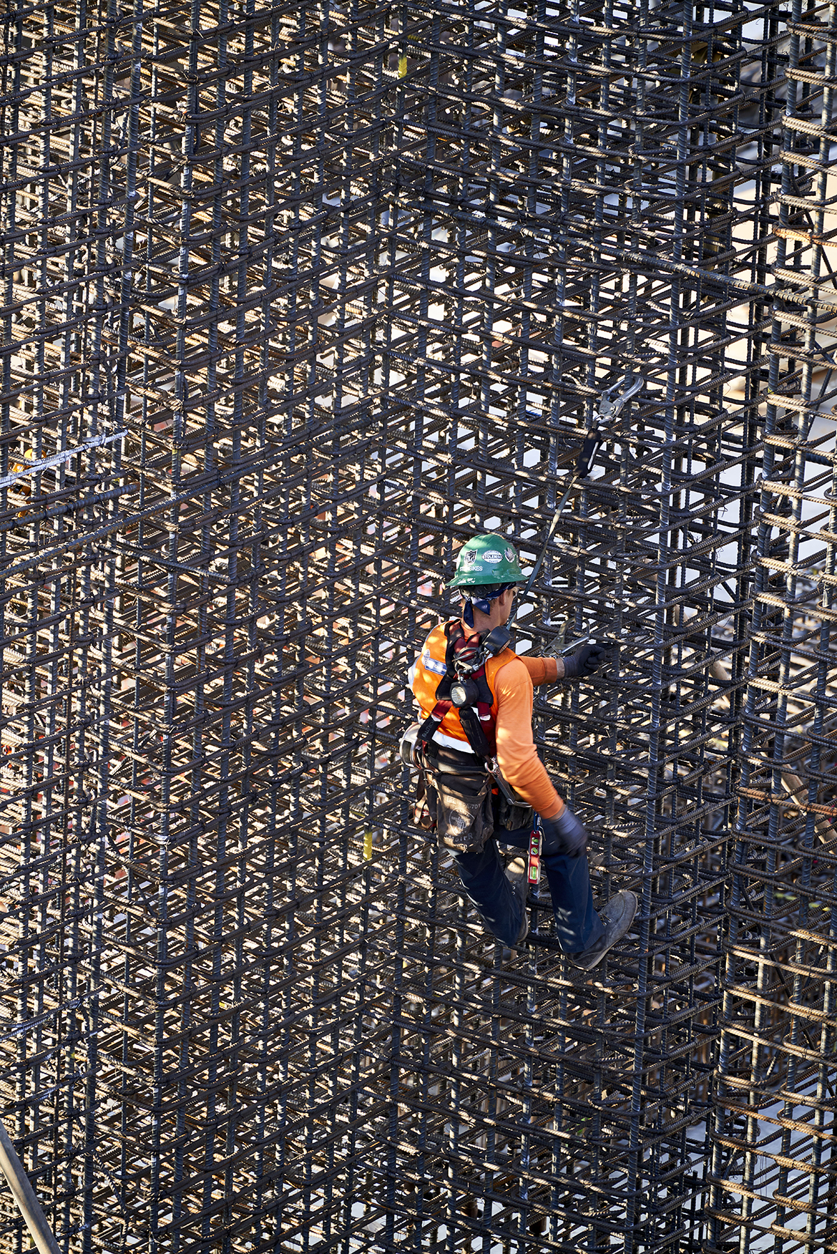 Construction Team Working on Development of The Grand