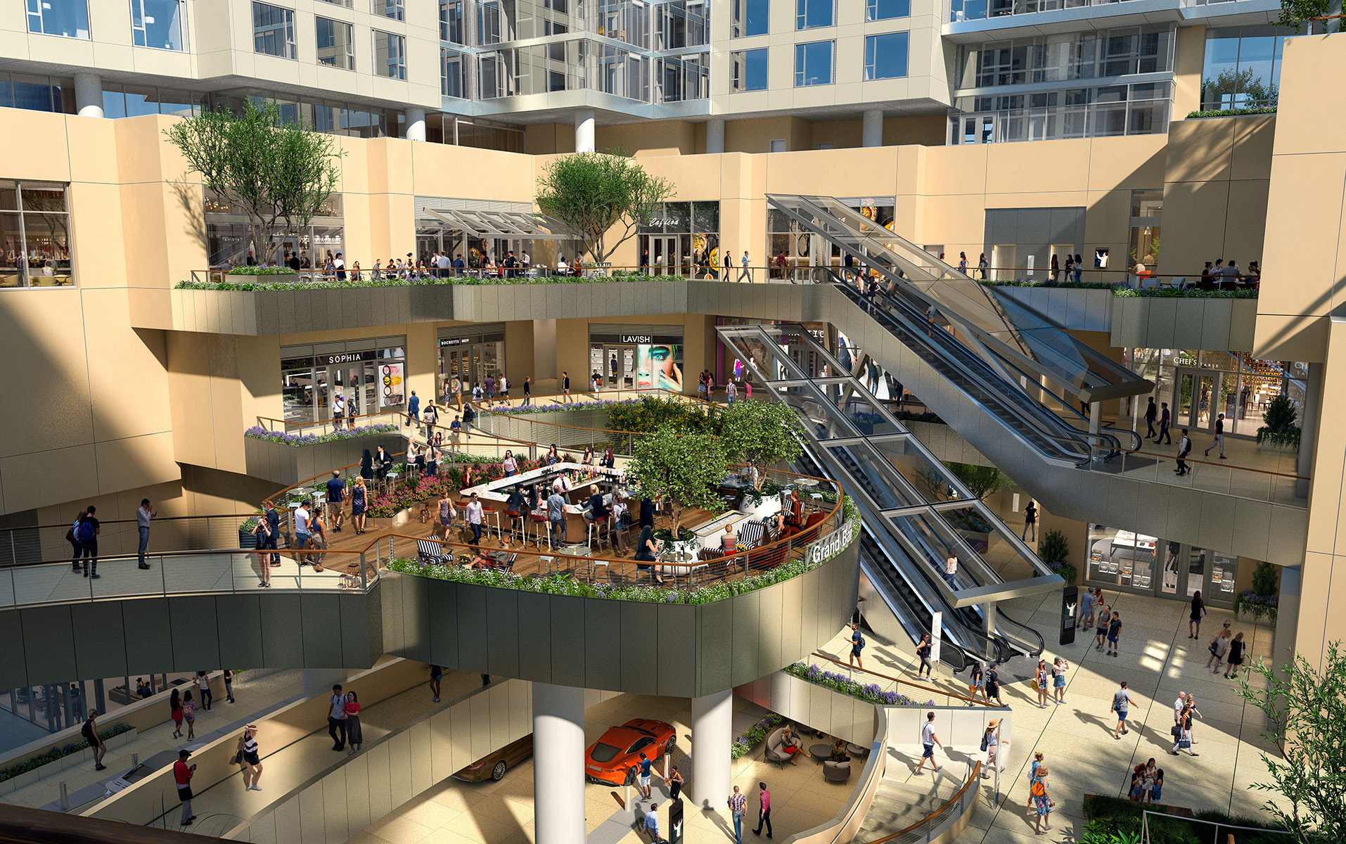 The Grand Center Plaza Bar Daytime